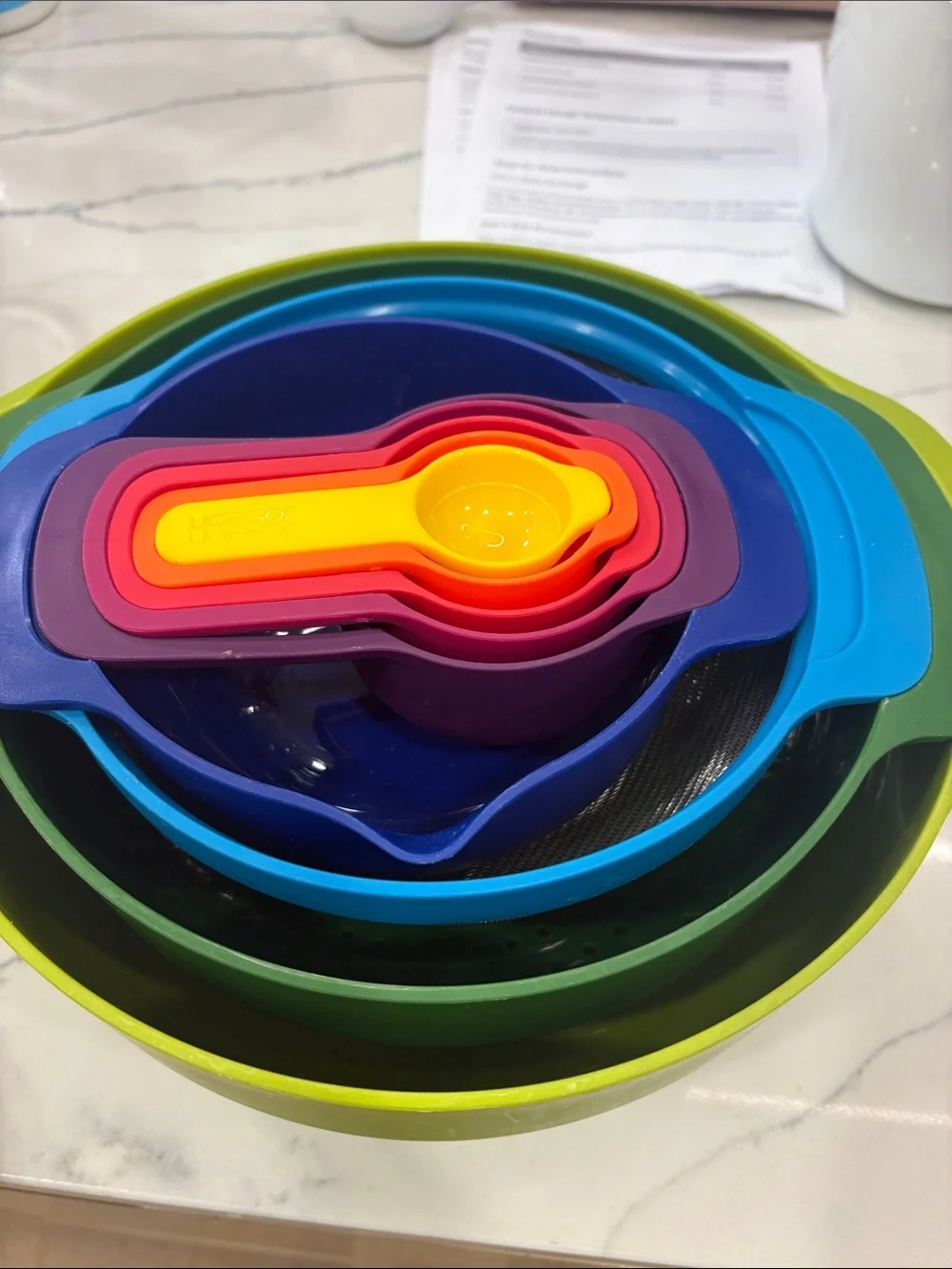 Joseph Joseph Colorful Measuring and Mixing Set - Multicolor